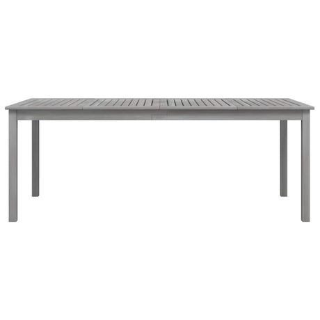 Vidaxl tuintafel 200x100x75 cm massief acaciahout grijs