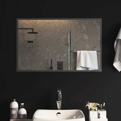 Vidaxl Badezimmerspiegel LED 80x50 cm