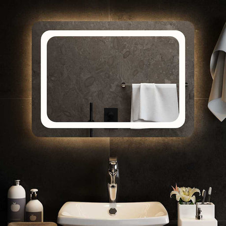 Vidaxl Badezimmerspiegel LED 70x50 cm