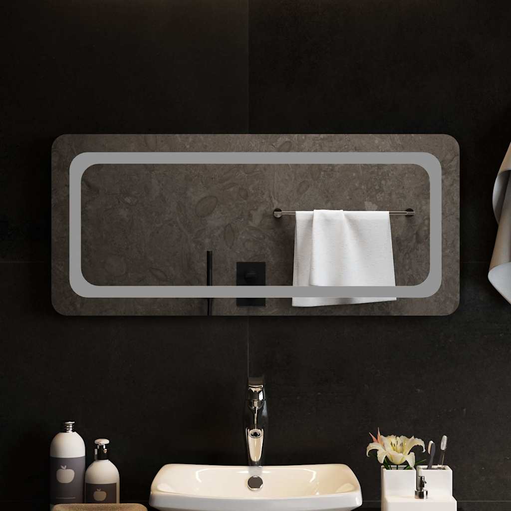 Vidaxx Badezimmerspiegel LED 90x40 cm