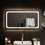 Vidaxl badkamerspiegel led 90x50 cm
