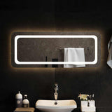 Vidaxl badkamerspiegel led 100x40 cm