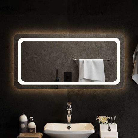 Vidaxl Badezimmerspiegel LED 100x50 cm