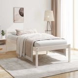Vidaxl seniorenbed massief grenenhout wit 75x190 cm