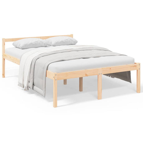 Vidaxl seniorenbed massief grenenhout 140x190 cm