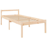 Vidaxl seniorenbed massief grenenhout 90x200 cm