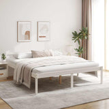 Vidaxl seniorenbed massief grenenhout wit 180x200 cm