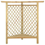 Vidaxl Eckpergola mit Sofa 166x81x174 cm imprägniertes Kiefernholz