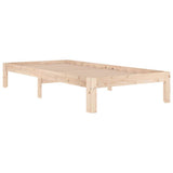 Vidaxl bedframe massief hout 90x190 cm