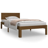 Vidaxl bedframe massief grenenhout honingbruin 90x200 cm