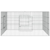 VIDAXL -Kaninchen -Käfig 110x110x55 cm verzinktes Bügeleisen