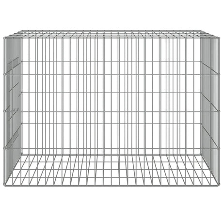 VIDAXL -Kaninchen -Käfig 78x54x54 cm verzinktes Bügeleisen