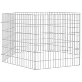 Vidaxl Tierheim 6 Panels 54x60 cm verzinktes Eisen