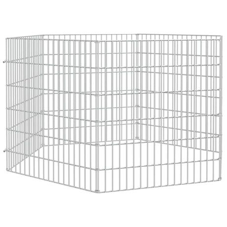 Vidaxl Tierheim 6 Panels 54x60 cm verzinktes Eisen