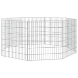Vidaxl Tiergehäuse 8 Panels 54x60 cm verzinktes Eisen