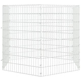 Vidaxl Tiergehäuse 6 Panels 54x80 cm verzinktes Eisen