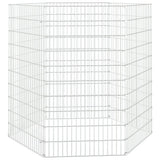 Vidaxl Tierheim 6 Panels 54x100 cm verzinktes Eisen