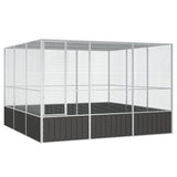 Vidaxl Vogelkäfig 302.5x324.5x211.5 cm verzinkter Stahl -Anthrazit