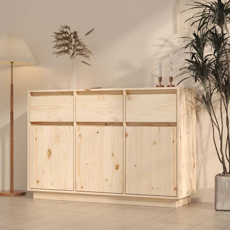 Vidaxl dressoir 111x36x75 cm massief grenenhout