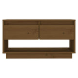 Vidaxl tv-meubel 74x34x40 cm massief grenenhout honingbruin