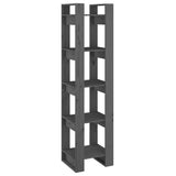 Vidaxl boekenkast kamerscherm 41x35x160 cm massief grenenhout grijs
