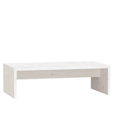 Vidaxl monitorstandaard 50x27x15 cm massief grenenhout wit