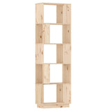 Vidaxl boekenkast kamerscherm 51x25x163,5 cm massief grenenhout