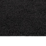 Vidaxl Teppich Shaggy High Stapel 80x150 cm Schwarz