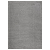 Vidaxl Teppich Shaggy High Stapel 120x170 cm Grau