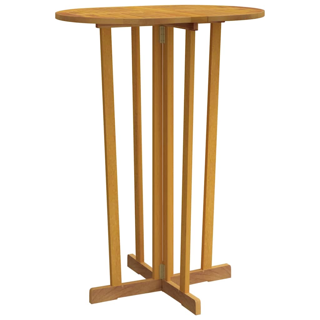 Vidaxl bartafel inklapbaar 90x65x105 cm massief teakhout
