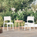 Vidaxl tuinstoelen 2 st polypropeen wit