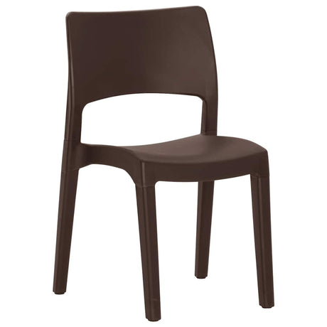 Vidaxl tuinstoelen 2 st polypropeen mokkakleurig