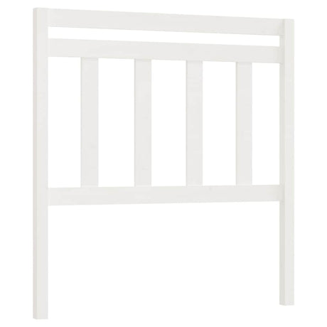 Vidaxl hoofdbord 106x4x100 cm massief grenenhout wit
