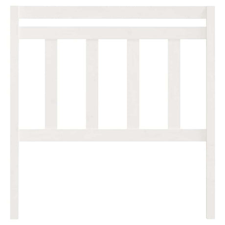 Vidaxl hoofdbord 106x4x100 cm massief grenenhout wit
