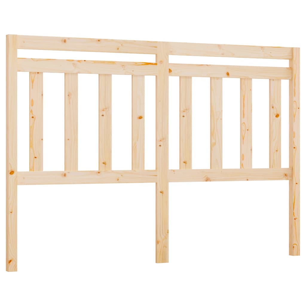 Vidaxl hoofdbord 140x4x100 cm massief grenenhout