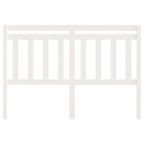 Vidaxl hoofdbord 156x4x100 cm massief grenenhout wit