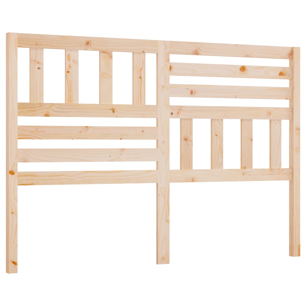 Vidaxl hoofdbord 146x4x100 cm massief grenenhout