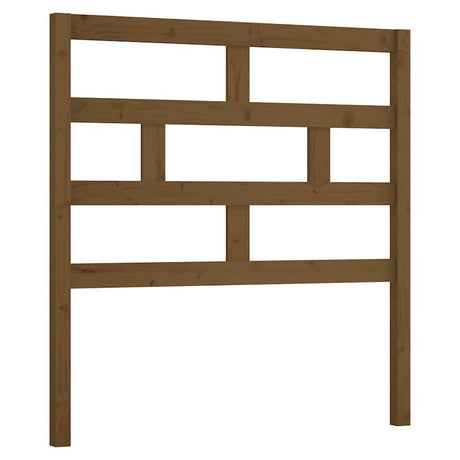 Vidaxl hoofdbord 81x4x100 cm massief grenenhout honingbruin