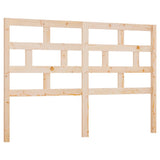 Vidaxl hoofdbord 126x4x100 cm massief grenenhout