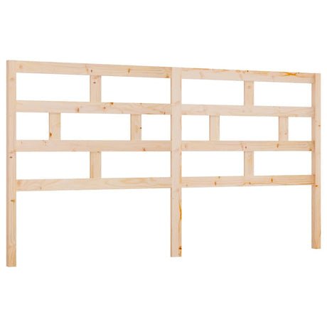 Vidaxl hoofdbord 206x4x100 cm massief grenenhout