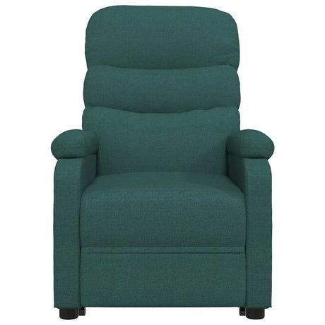 Vidaxl fauteuil verstelbaar stof donkergroen