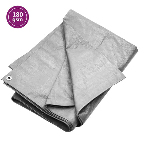 VIDAXL -Gerät 180 g m² 8x12 M HDPE Grau
