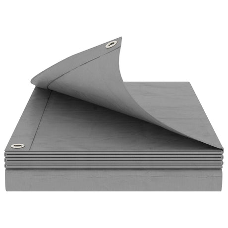VIDAXL -Gerät Segel 260 g m² 4x4 M HDPE Grau