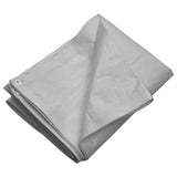 VIDAXL -Gerät Segel 260 g m² 4x6 M HDPE Grau