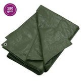 VIDAXL -Gerät 180 g m² 4x6 M HDPE -Grün