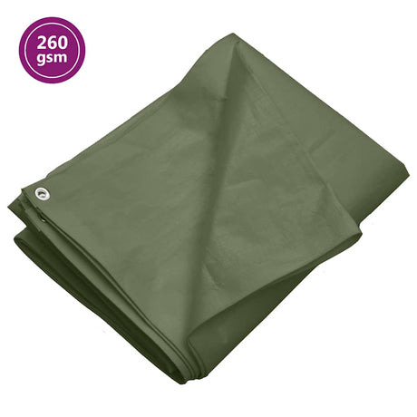 Vidaxl -Gerät Segel 260 g m² 4x6 M HDPE Grün