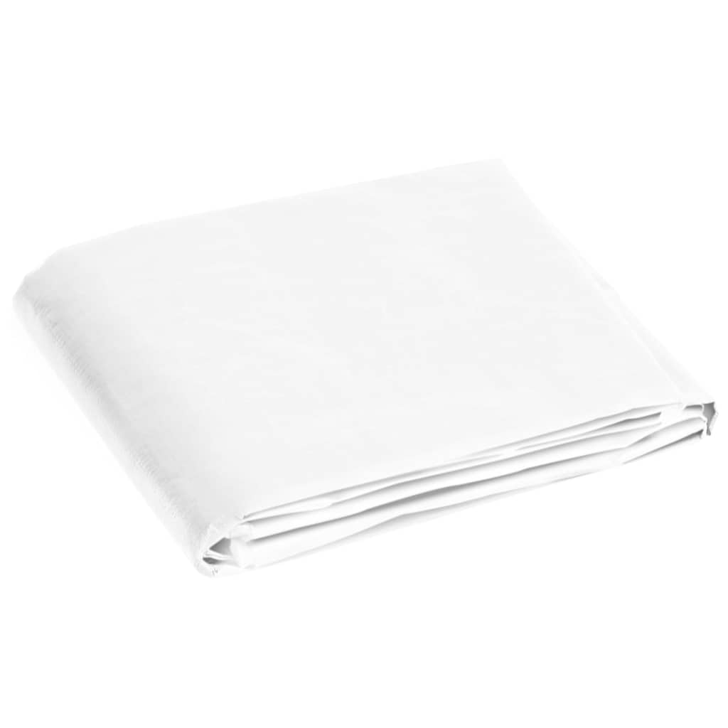 VIDAXL -Gerät 180 g m² 6x6 M HDPE Weiß