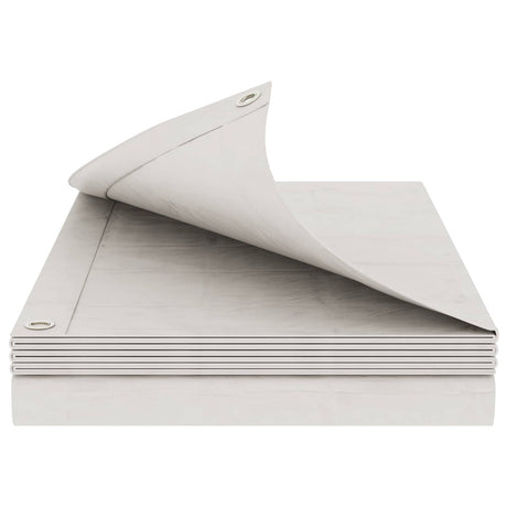 Vidaxl -Gerät Segel 260 g m² 3x3 M HDPE Weiß