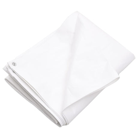 VIDAXL -Gerät Segel 260 g m² 6x8 M HDPE Weiß