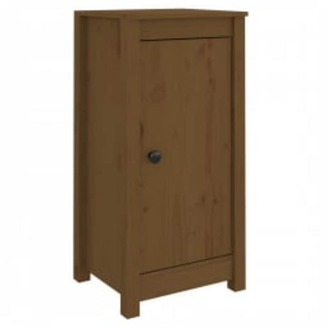 Vidaxl dressoirs 2 st 39x35x80 cm massief grenenhout honingbruin